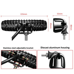 Tripcraft 1/6/10pcs 7in Led Light Bar Work light 18W Led Working Light Spot Flood Beam for Offroad Car Accessories Truck ATV 4x4