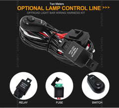 Tripcraft 3Rows LED Bar 17inch LED Light Bar with license plate bracket for Car Tractor Boat OffRoad 4x4 Truck SUV ATV 12V 24V