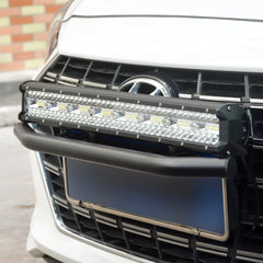 Tripcraft LED Light Bar with 23" Front Bumper Bull Bar Number Plate Holder For 4X4 OffRoad SUV 4WD Auto Car Fog work Light Mount