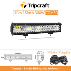 Tripcraft LED Panel LED Bar 4-28 Inch LED Light Barrre LED Work Light Combo Beam for Car Tractor Boat OffRoad 4x4 Truck SUV ATV