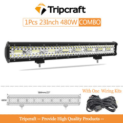 Tripcraft LED Panel LED Bar 4-28 Inch LED Light Barrre LED Work Light Combo Beam for Car Tractor Boat OffRoad 4x4 Truck SUV ATV