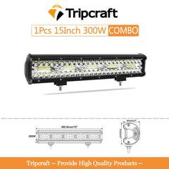Tripcraft LED Panel LED Bar 4-28 Inch LED Light Barrre LED Work Light Combo Beam for Car Tractor Boat OffRoad 4x4 Truck SUV ATV