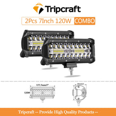 Tripcraft LED Panel LED Bar 4-28 Inch LED Light Barrre LED Work Light Combo Beam for Car Tractor Boat OffRoad 4x4 Truck SUV ATV