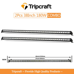 Tripcraft  Slim Single Row led bars light  7/13/20/25/32/38inch LED Work Light Bar combo beam for Car Tractor Boat OffRoad4x4
