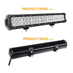Tripcraft dual rows 4/7/15/17/20in 2row LED Light Bar combo led work light for Car Tractor Boat OffRoad 4x4 Truck SUV ATV 12v24v