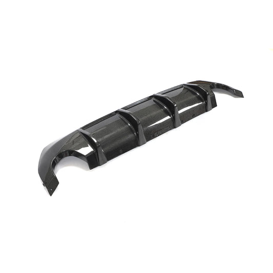 1 Series F40 Carbon Fiber Rear Lip Valance Diffuser for BMW F40 118i M-TECH M-SPORT Hatchback 4-Door 2020-2022