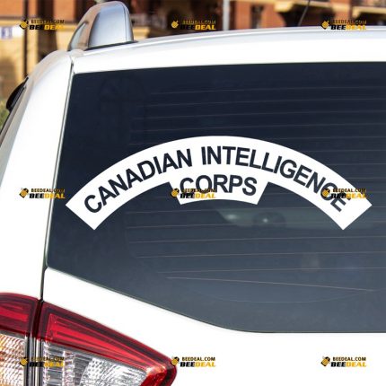 Canadian Intelligence Corps Sticker Decal Vinyl, Canadian Army – For Car Truck Bumper Bike Laptop – Custom, Choose Size Color – Die Cut No Background