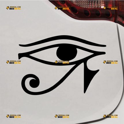 Eye of RA Sticker Decal Vinyl, Eye of Re, Egyptian God – For Car Truck Bumper Bike Laptop – Custom, Choose Size Color – Die Cut No Background 62931841