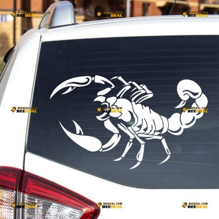 Scorpion Sticker Decal Vinyl, Animal Outline – For Car Truck Bumper Bike Laptop – Custom, Choose Size Color – Die Cut No Background 62932153