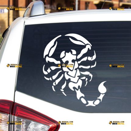 Scorpion Sticker Decal Vinyl, Animal Outline – For Car Truck Bumper Bike Laptop – Custom, Choose Size Color – Die Cut No Background 62932154