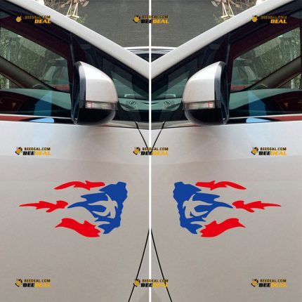 Puerto Rico Sticker Decal Vinyl, PR Flag, Flame – Mirror Images Reversed – Custom, Choose Size – For Car Laptop Window Boat – Die Cut No Background