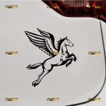 Horse Angel Sticker Decal Vinyl, Stallion Wing – Custom Choose Size Color – For Car Laptop Window Boat – Die Cut No Background 062630845