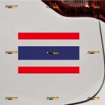 Thailand Flag Sticker Decal Vinyl, Thai – Custom Choose Size – For Car Laptop Window Boat – Die Cut No Background
