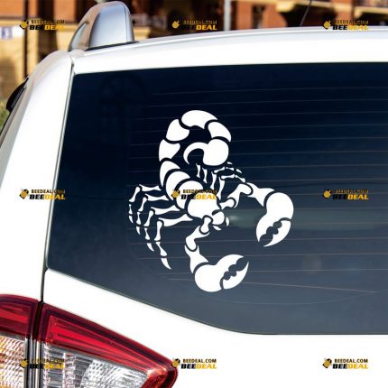 Scorpion Sticker Decal Vinyl, Animal – Custom Choose Size Color – For Car Laptop Window Boat – Die Cut No Background 061831948