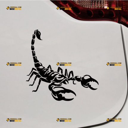 Scorpion Sticker Decal Vinyl, Animal – Custom Choose Size Color – For Car Laptop Window Boat – Die Cut No Background 061831947