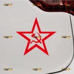 Soviet Union Sticker Decal Vinyl, USSR Red Star, CCCP – Custom Choose Size Color – For Car Laptop Window Boat – Die Cut No Background 061631235