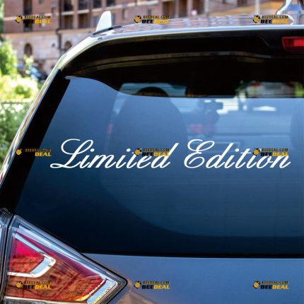 Limited Edition Sticker Decal Vinyl Racing Sports JDM – Custom Choose Size Color – For Car Laptop Window Boat – Die Cut No Background