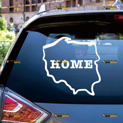 Poland Outline Sticker Decal Vinyl Polish Map Polska Home Pride – Custom Choose Size Color – For Car Laptop Window Boat – Die Cut No Background