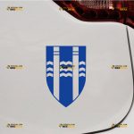 Coat Of Arms of Reykjavík Sticker Decal Vinyl – Custom Choose Size Color – For Car Laptop Window Boat – Die Cut No Background