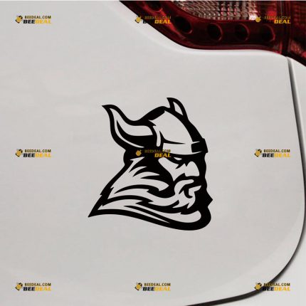 Viking Warrior Sticker Decal Vinyl, Norse Odin, Norwegian – Custom Choose Size Color – For Car Laptop Window Boat – Die Cut No Background 211242