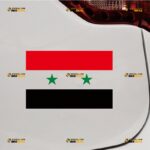Syria Flag Sticker Decal Vinyl Syrian Arab Republic, Custom Choose Size, For Car Laptop Window Boat, Die Cut No Background