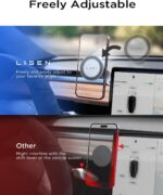 LISEN Tesla Phone Mount Holder, for MagSafe Car Mount [20 Strongest Magnets] Tesla Model 3/Y/X/S Accessories 2023, Adjustable Tesla Accessories Model 3/Y Compatible with iPhone 14 13 12 Pro Max Plus - Image 6