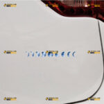 Moon Phases Lunar Sticker Decal Vinyl Clipart Watercolor Blue – For Car Truck Bumper Bike Laptop – Custom, Choose Size, Reflective or Glossy