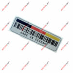 German Flag Barcode Made in Germany Decal Sticker Car Vinyl Reflective Glossy - Image 2
