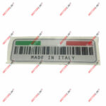 Made in Italy barcode Italian Flag Decal Sticker Car Vinyl reflective Glossy - Image 2