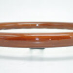 Classic Car Wood Steering Wheel - Bright Plated Brown Stainless Steel Spokes 380MM 15 Inch 9 Holes Universal - Image 4