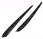 JSWAN Dry Carbon Fiber Front Door Inner Armrest Panel Cover Trim Interior Decoration Accessories for Tesla Model 3 Model Y (2021-2023) - Image 5