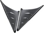 JSWAN Carbon Fiber A Pillar Rearview Mirror Panel Trim Cover for GR Supra A90 2019-2023 Side Window A-Pillar Triangle Cover (Matte Black) - Image 3