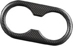 JSWAN Carbon Fiber Rear Chair Water Cup Slot Decorative Cover Fit for Tesla Model 3 Back Seat Cup Cover Cup Slot Patch Cup Holder Sticker (Matte Black) - Image 3