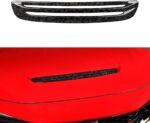JSWAN Real Carbon Fiber Front Hood Air Intake Grille Cover Fit For 11th Gen TypeR FL5(2023) Type r Hood Vent Fender Intake Grille Cars Bonnet Air Flow Intake Cover Decorative (Forging) - Image 2