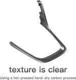 JSWAN Real Carbon Fiber Center Console Panel Frame Cover Trim Fit for Subaru BRZ Scion FRS Toyota FT86 Console Gear Shift Panel Cover Multimedia Panel Frame Side Trim - Image 6