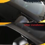 JSWAN Real Carbon Fiber Front Windshield A-Pillar Decoration Panel Cover for GR Supra A90 2019-2023 Car Decoration Stickers - Image 4