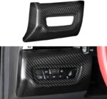 JSWAN Carbon Fiber Headlight Power Switch Panel Cover for Supra GR A90 MK5 2019-2023 Car Dashboard Side Sticker, A90 Interior Accessories (Bright Black) - Image 7