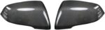 JSWAN Carbon Fiber Door Mirror Covers Side Mirror Rearview Cover Caps Rearview Replacement For GR Supra A90 Door Rearview Mirror Cover Cap Exterior Protect Accessories - Image 2
