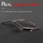 JSWAN 2pcs Carbon Fiber Steering Wheel Panel Trim Cover for KIA EV6 GT GTLINE (2021-2024) Dry Carbon Fiber Steering Wheel Button Frame Cover, Interior Accessories(Kit Style 1 (Bright Black)) - Image 5