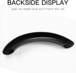 JSWAN Real Carbon Fiber Steering Wheel Cover for Tesla Model 3 2017-2023 Model Y 2020-2023 Steering Wheel Trim Cover Steering Wheel Wrap Protector Interior Accessories (Matte Black Upper Part) - Image 6