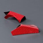 NA JSWAN Real Carbon Fiber Dashboard Side Cover for Tesla Model 3 / Model Y(2021-2023) Car Interior Accessories Remodel Parts (Bright red (1 Pair) ) YBCG-001 - Image 2
