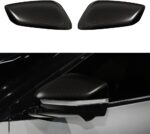 JSWAN Real Carbon Fiber Side Door Rearview Mirror Guard Cover for KIA EV6 (2021-2024) Rearview Mirror Cap Reverse Mirror Decor Shell Cover, EV6 Exterior Accessories (Bright Black) - Image 7