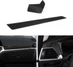 JSWAN Carbon Fiber Center Console Dashboard Panel Trim Cover for BMW 3 4 Series G20 G22 G21 G82 G42 330i 325i 430i 425i 225i M4 (LHD) Dashboard Lid Stripe Cover (1pcs Small Carbon Fiber) - Image 8
