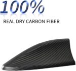 JSWAN Real Carbon Fiber Car Roof Shark Fin Antenna Base Cover for Subaru BRZ FRS GR86 Roof Aerial Radio Signal Base Car Exterior Accessories (Matte Black) - Image 3