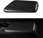 JSWAN Real Carbon Fiber Central Console Armrest Panel Cover Fit for KIA EV6 2021-2024 Armrest Storage Box Mat, Car Armrest Box Cap,Console Lid Pad Arm Rest Elbow Cushion (Matte Black) - Image 2