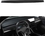 JSWAN Real Carbon Fiber Dash Cover Wrap Fit for Model 3 (2017-2022) and Model Y (2021-2022) Dashboard Cover Matte Gloss Forging 3K240 Dry Carbon Fiber Dash Panel Sticker(M3/Y-Dashboard Matte) - Image 2