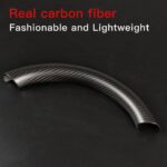 JSWAN Real Carbon Fiber Steering Wheel Cover for KIA EV6 GT GTLINE (2021-2024) Dry Carbon Fiber Steering Wheel Panel Sticker Cap, Interior Modification Accessories (Matte Black no red Marker) - Image 3