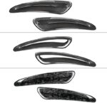 JSWAN Real Carbon Fiber Car Hood Vent Air Flow Intake Body Kits Decoration Panel Cover For GR Supra A90 2019-2023 Air Flow Intake Hood Scoop Bonnet Vent Cover (Bright Black with hole) - Image 6