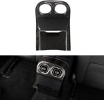 JSWAN Carbon Fiber Rear Air Condition Vent Cover Armrest Rear Air Vent Outlet Cover Trim for Benz C-Class C200L C260L W206 AMG C43 C63 (2023-2024) Center Console Armrest Air AC Vent Trim - Image 2