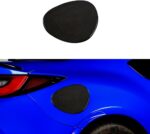 JSWAN Real Carbon Fiber Fuel Tank Cover Fit for Subaru BRZ Scion FRS Toyota FT86 Direct Add-On gas fuel door cover Gas Lid Cap Fuel Filler Cover Gas Tank Cap Cover - Image 2